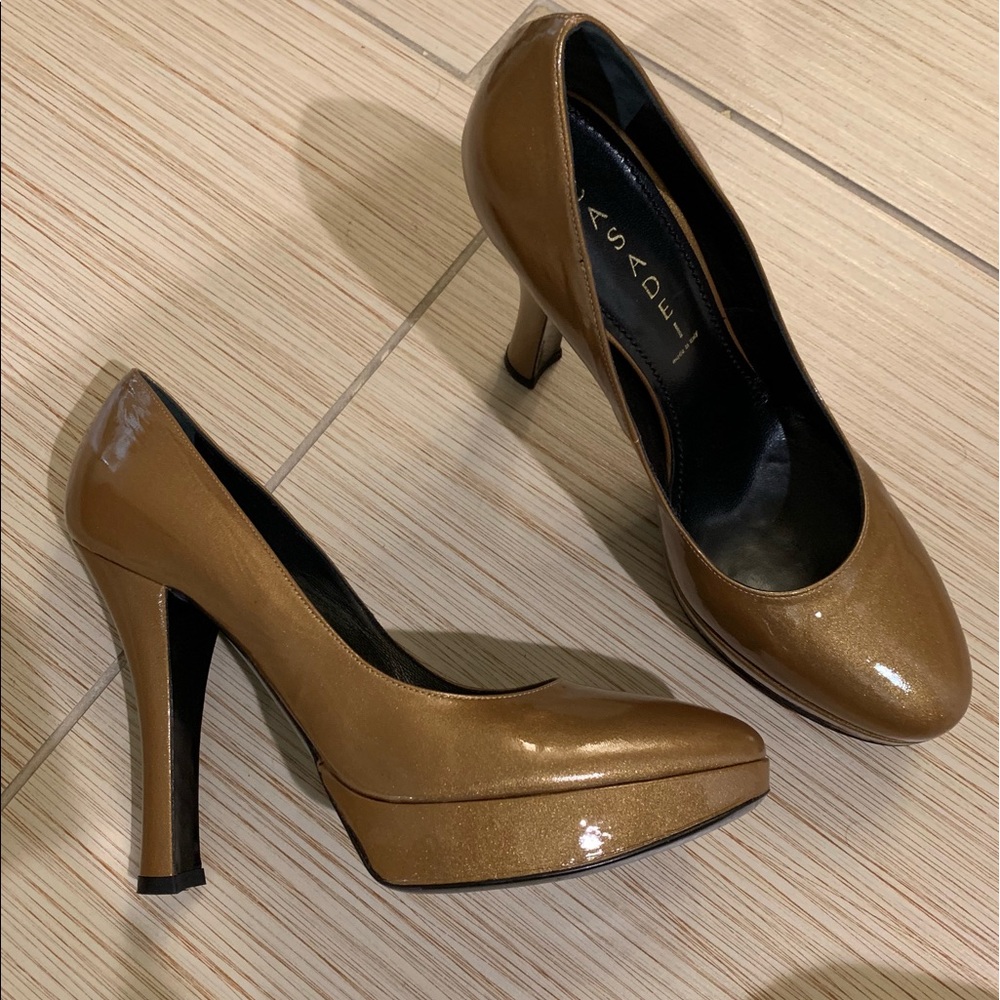 Casadei Brown Platform Heels